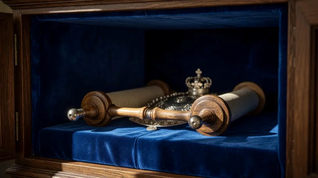 Sefer Torah ouvert, illustration de l’article sur le vol de Levallois