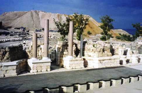 L'ancienne ville de Bèt Shéan, située dans la vallée du Jourdain, à une trentaine de kilomètres au sud du lac de Tibéria...