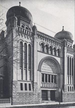 La synagogue Holy Blossom à Toronto, Ontario, vers 1907 (Neurdein Frères)