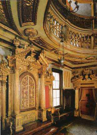 Arone Hakodech de la synagogue de Tedesca, Italie