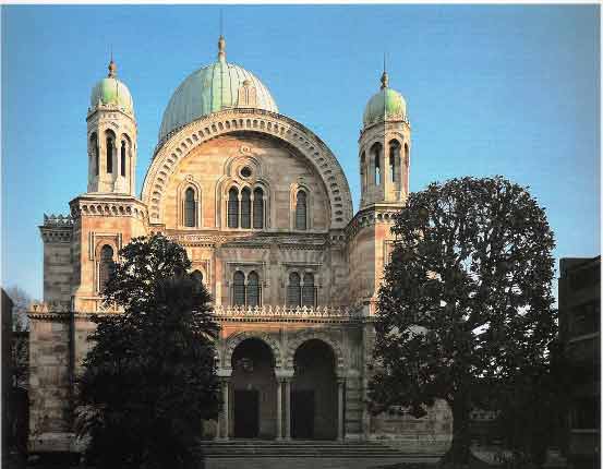 Grande Synagogue de Florence, Italie