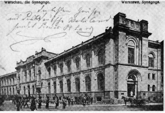 Grande Synagogue de Varsovie avant la seconde guerre mondiale, Pologne