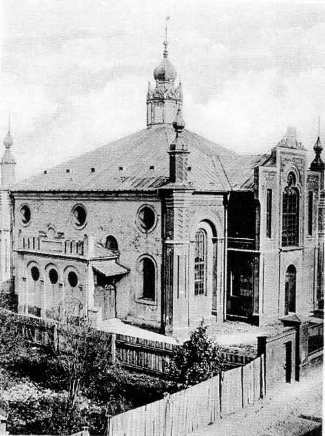 Grande Synagogue de Wloclawek avant la seconde guerre mondiale, Pologne