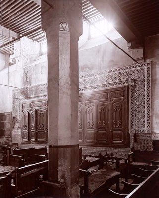 La synagogue Aben Danan, construite dans le dernier tiers du XVIIème siècle par Mimoune Boussidan, originaire de Zaouyar...