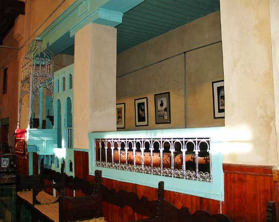 Vue partielle de la synagogue Aben Danan après sa rénovation