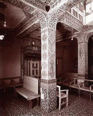 L'ancienne synagogue de Rabbi David Dra' Halévy Zal à Marrakech. Il fut envoyé d'Erèts Israël au Maroc pour y récolter d...