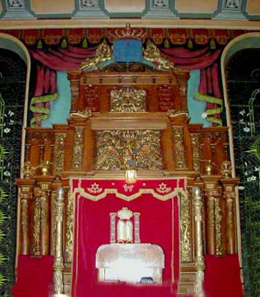 Arone Hakodech de la synagogue Bialystok aux Etats Unis