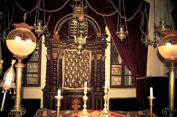 Arone Hakodech de la synagogue de dubrovnik en Croatie