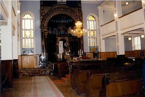 Synagogue de Kovno en Ukraine après sa rénovation