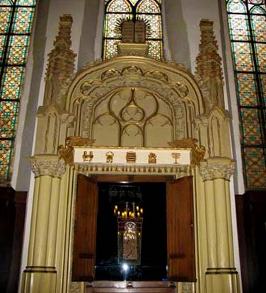 Arone Hakodech de la grande synagogue de Prague