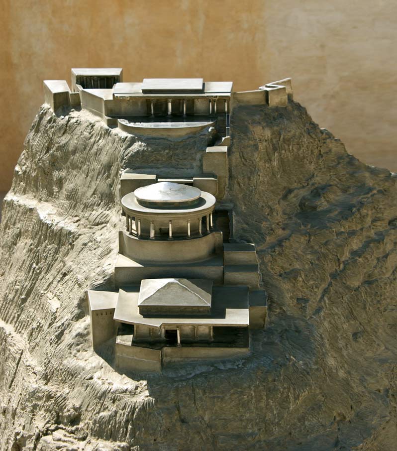 Maquette en 3D du site lors de son occupation par les romains