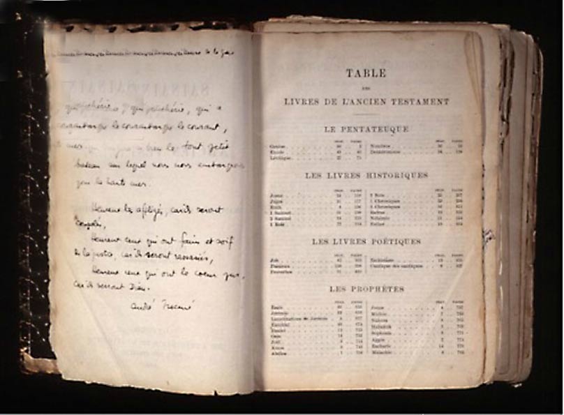 3. Bible du pasteur Trocme était un pasteur protestant du Chambon-sur-Lignon, en France. Pendant la guerre, lui et des h...