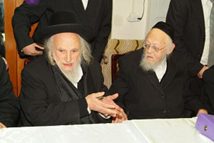 22. Avec le Rav Chmouel Aeurbakh fils du Rav Zalman Shlomo Zal.