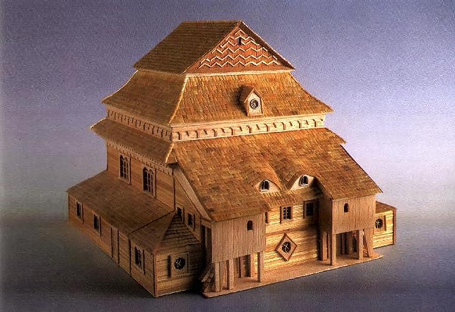 11. La synagogue de Janow en Pologne a été construite dans la seconde moitié du 18e siècle et a été brûlé par les Allema...