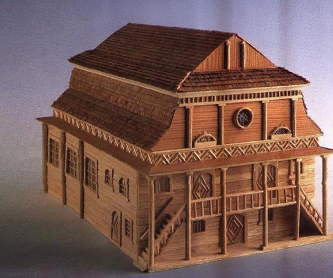 22. Lutomiersk est une petite ville dans la province de Lodz en Pologne. La synagogue a été construite entre 1763 et 176...