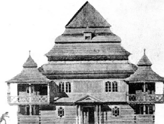 24. La synagogue de Narowla avant sa destruction.