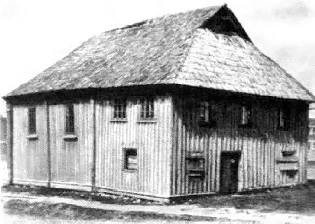 27. La synagogue d'Odelsk avant sa destruction.