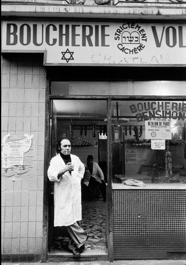 19. Boucherie Bensimon, 40, rue des Rosiers, 1975.
