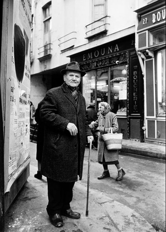 22. Portrait. Angle de la rue des Rosiers et de la rue des Hospitalières-Saint-Gervais, 1975.