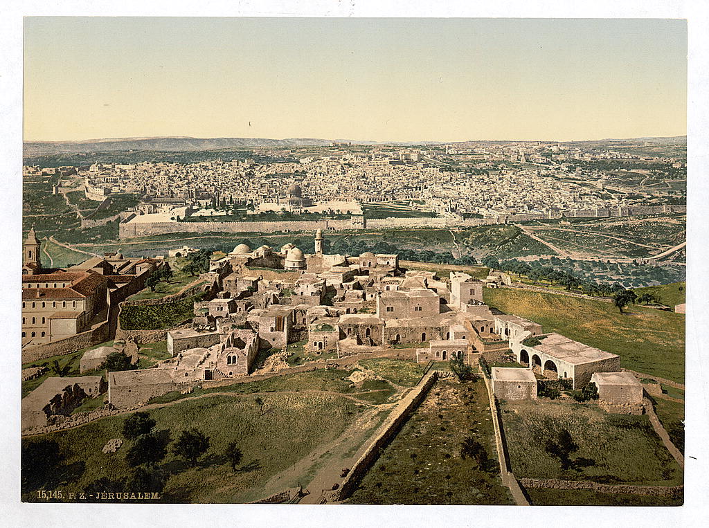 13. Vue générale de Jérusalem.