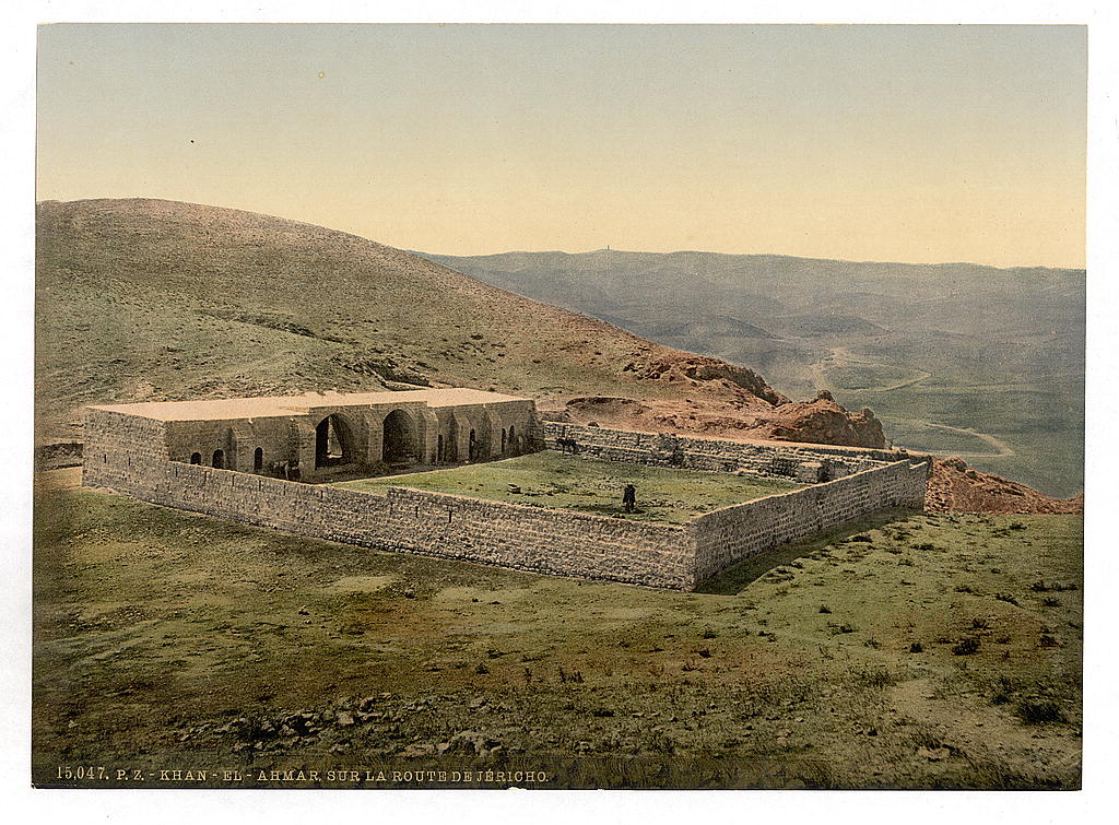 35. Khan El Ahmar sur la route de Jéricho.