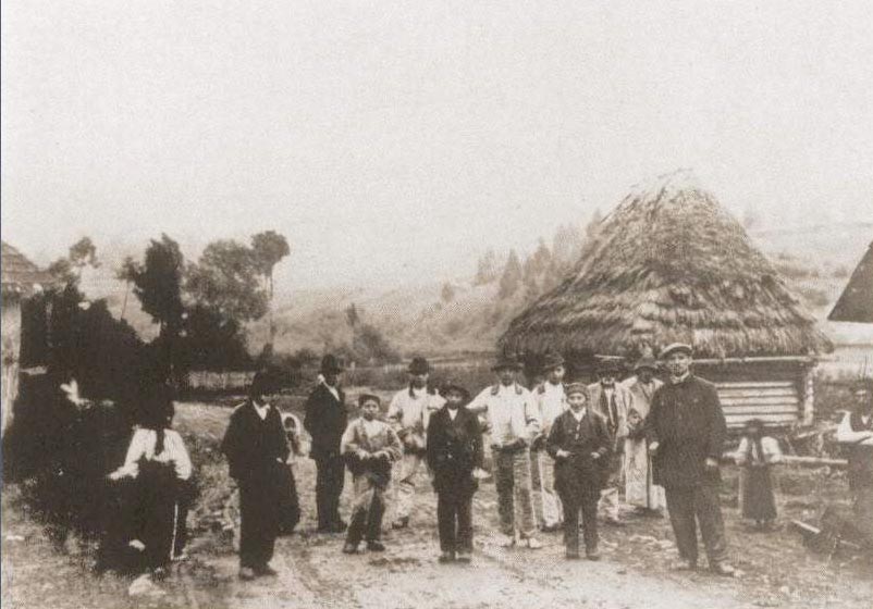 4. Villageois juifs dans les montagnes des Carpates, 1921.