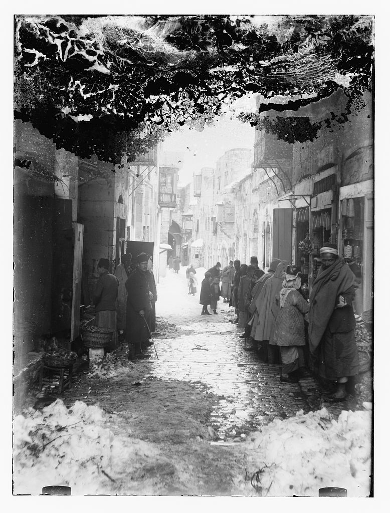 12. Jérusalem sous la neige - 1921.