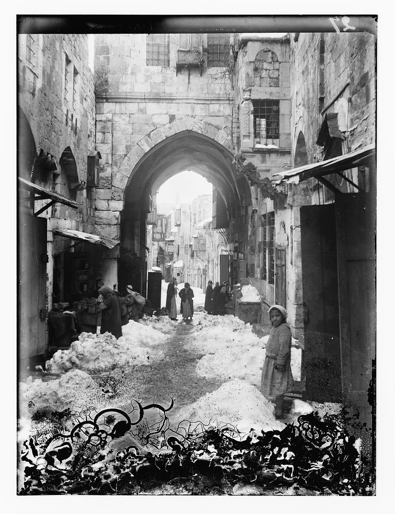 14. Jérusalem sous la neige - 1921.