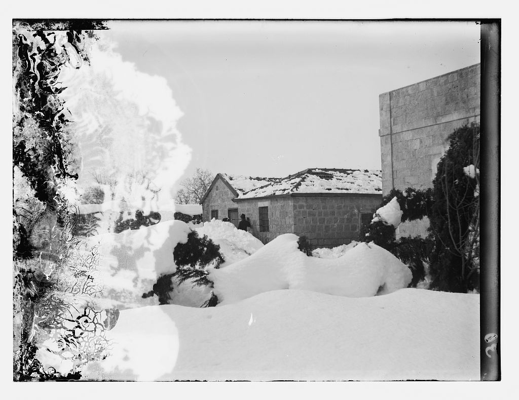15. Jérusalem sous la neige - 1921.