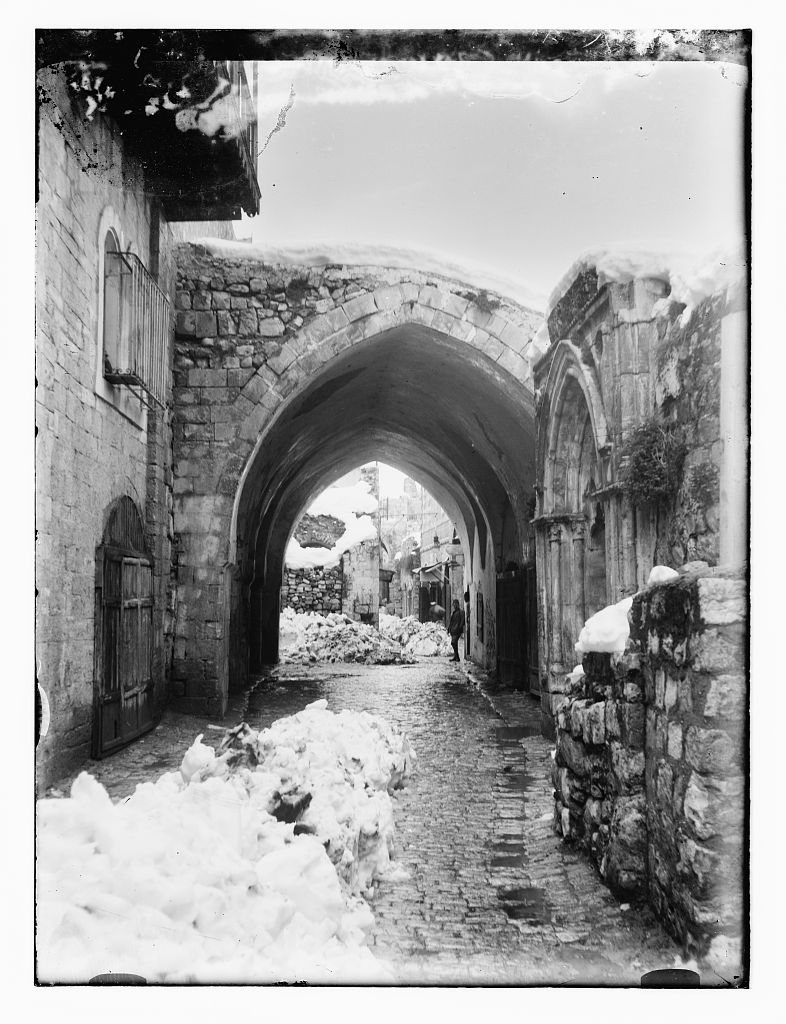 16. Jérusalem sous la neige - 1921.