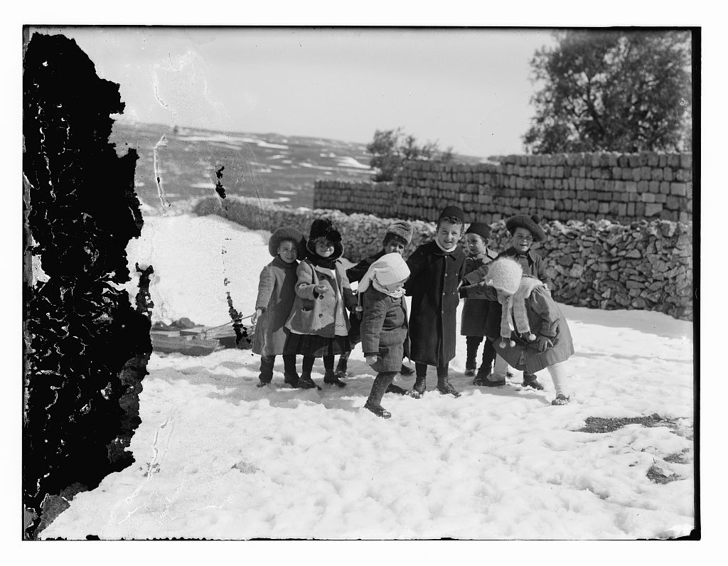 23. Jérusalem sous la neige - 1921.