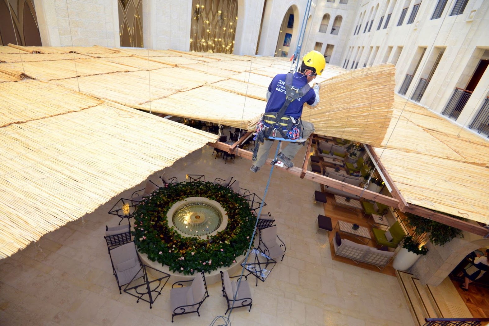 Les travaux. De la haute voltige.