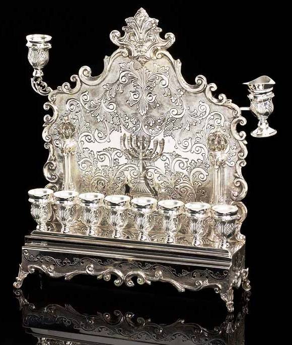 'Hanoukia en Argent. Origine inconnue