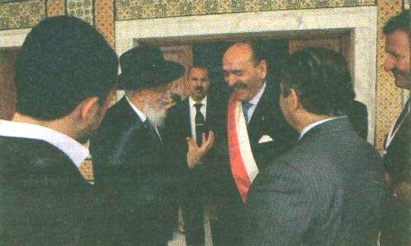 Le Grand Rabbin Sitruk accompagne le président Sarkozy en Tunisie