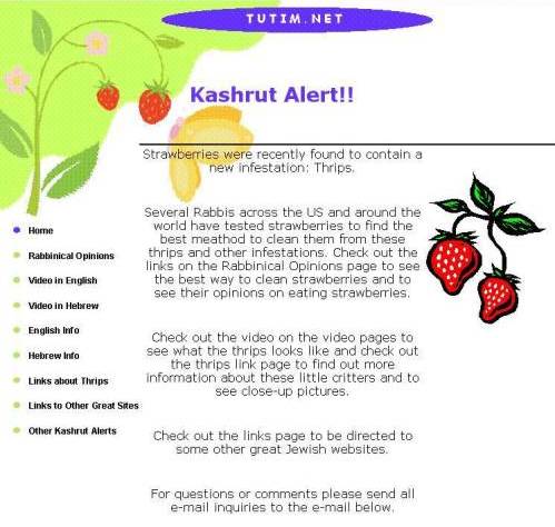 Danger – fraise !