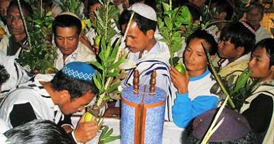 Aliya des Béné Menaché, une tribu du nord de l'Inde
