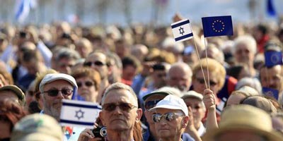Manifestation contre l'antisémitisme en Hongrie