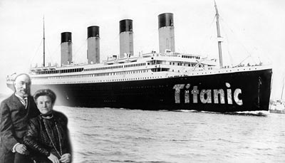 La fin d'un illustre passager juif du Titanic