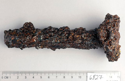 Découverte exceptionnelle d'un ciseau de tailleur de pierre du Temple