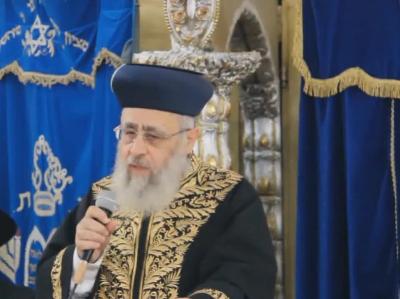 Message du Grand Rabbin d'Israël "Quelle est la mission d'un juif en ces temps difficiles"