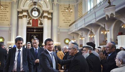 Manuel Valls primé par les rabbins européens orthodoxes