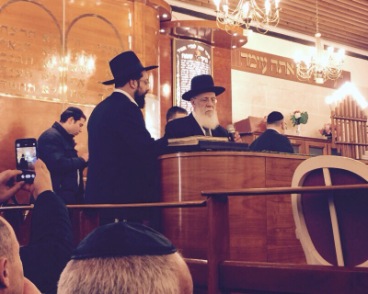 Rav Shalom Cohen et L'Alya