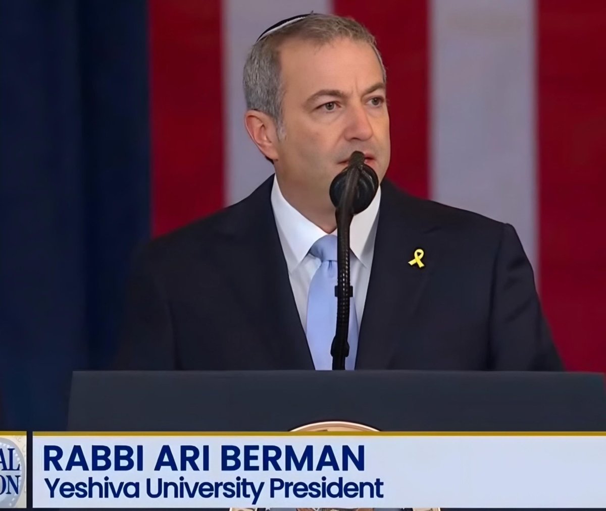Kiddouch Hachem : Le rabbin Ari Berman bénit le président Trump