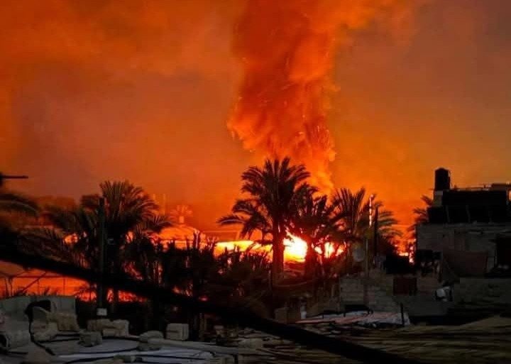 Vague d’attaques massive de Tsahal dans la bande de Gaza
