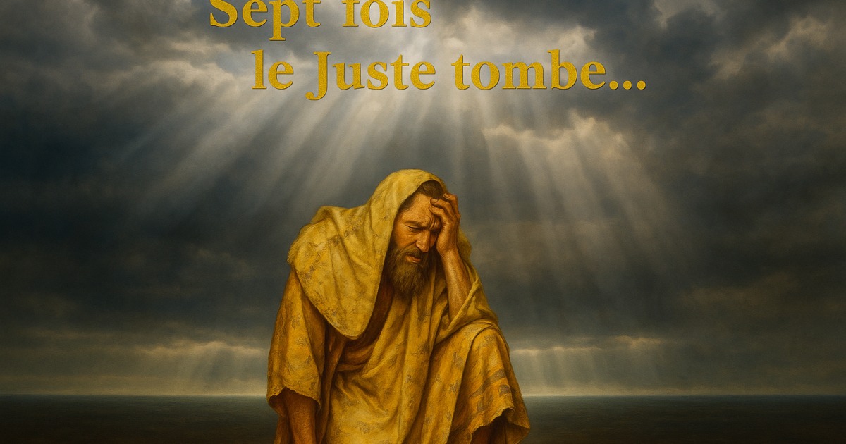 Sept fois le juste tombe...