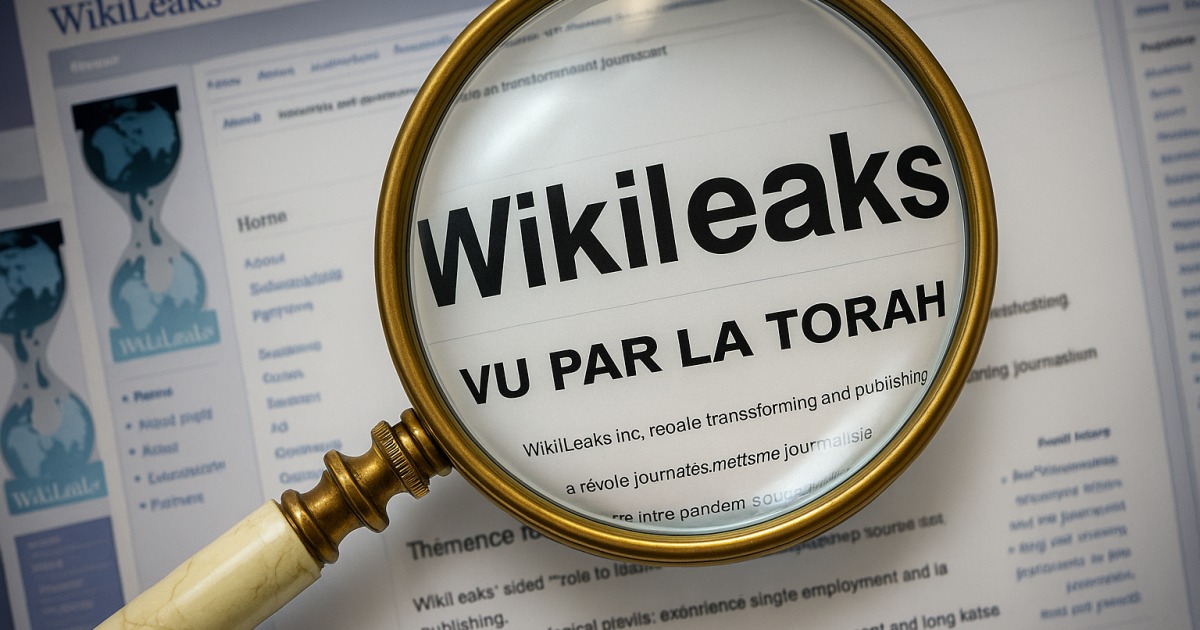 WikiLeaks vu par la Torah