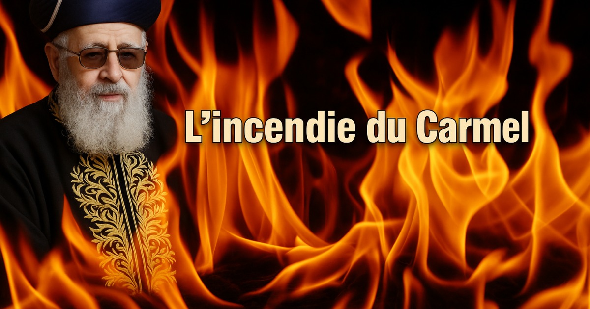 L'incendie du Carmel