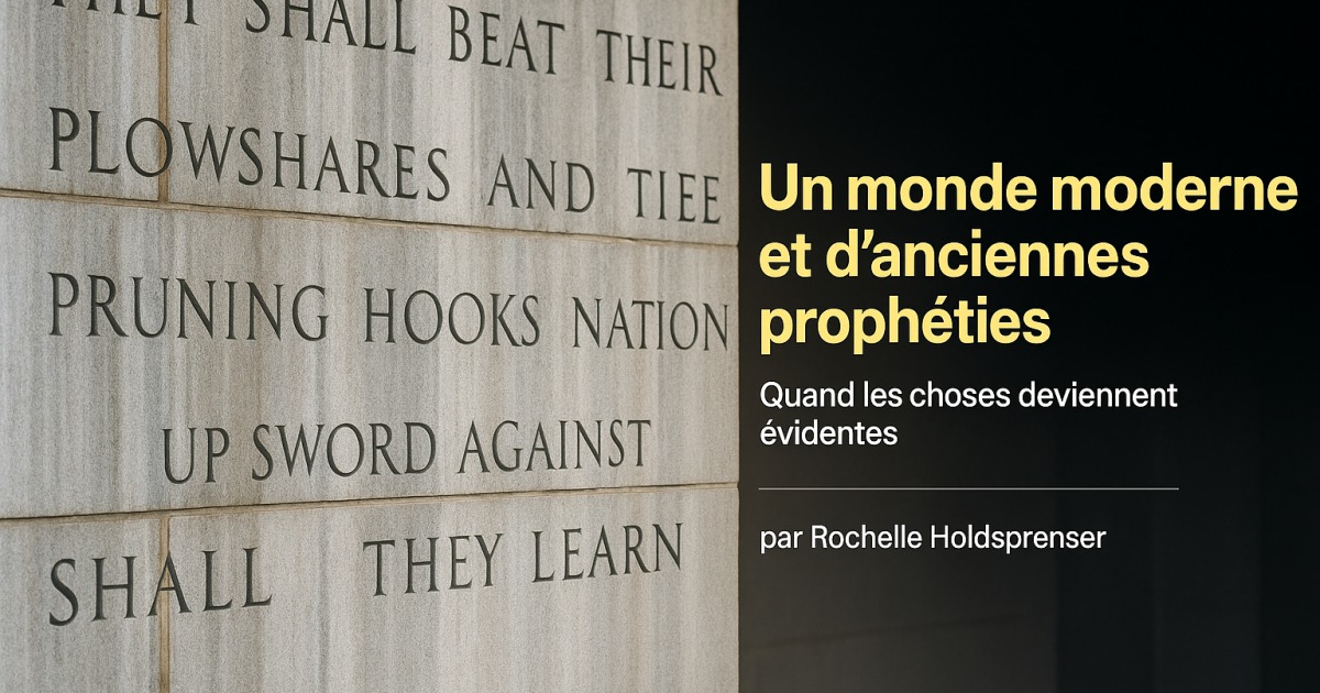Les prophéties dans un monde moderne