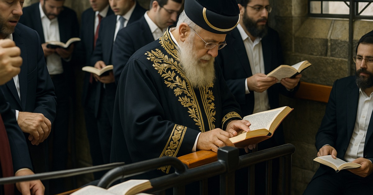 Séli'hote avec le Rav 'Ovadia Yossef Chlita