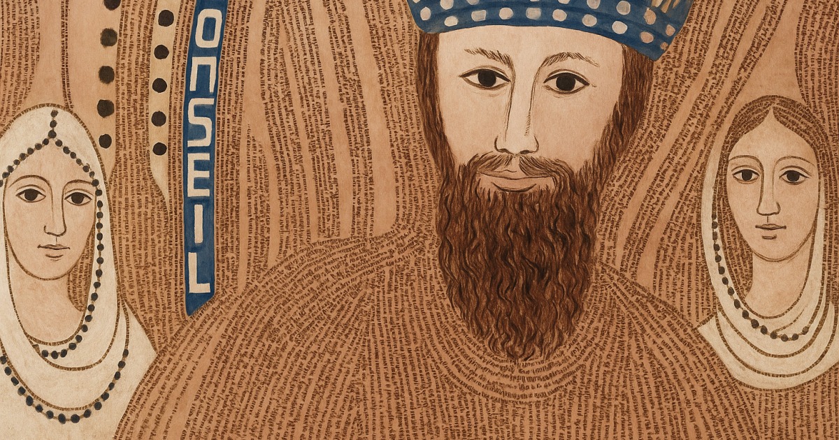 Enluminures étonnantes sur la Méguilate Esther
